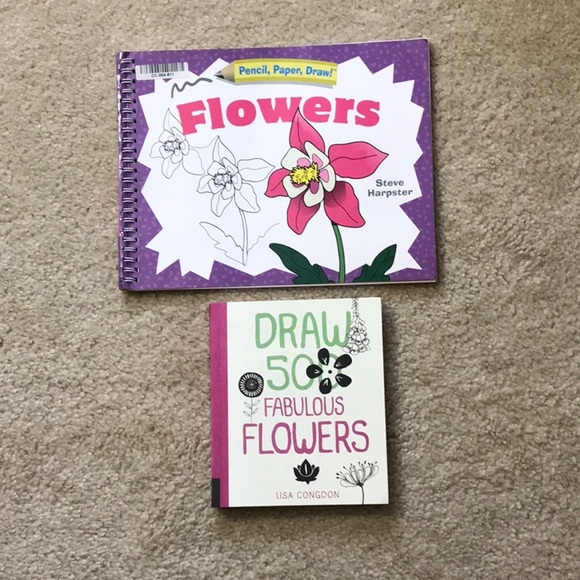 How to Draw Flowers books - Picture 1 of 3